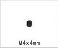 M4x4-SET-SCREW Гужон (штифт) с резьбой M4x4, с плоским концом, под шестигранник 2мм, (1шт.)